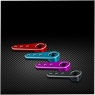 KSA003A aluminium short servo arm for KINGMAX/FUTABA servos