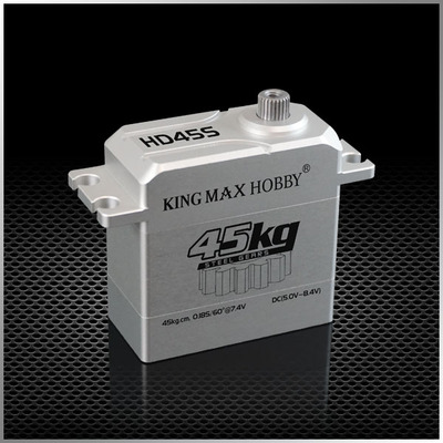 HD45S--78g 45kg.cm,digital,steel gears standard servo